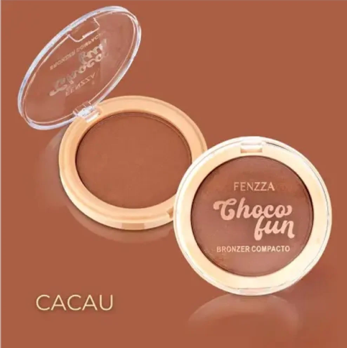 Bronzer Compacto Fenzza Choco Fun FZ34034 Cacau
